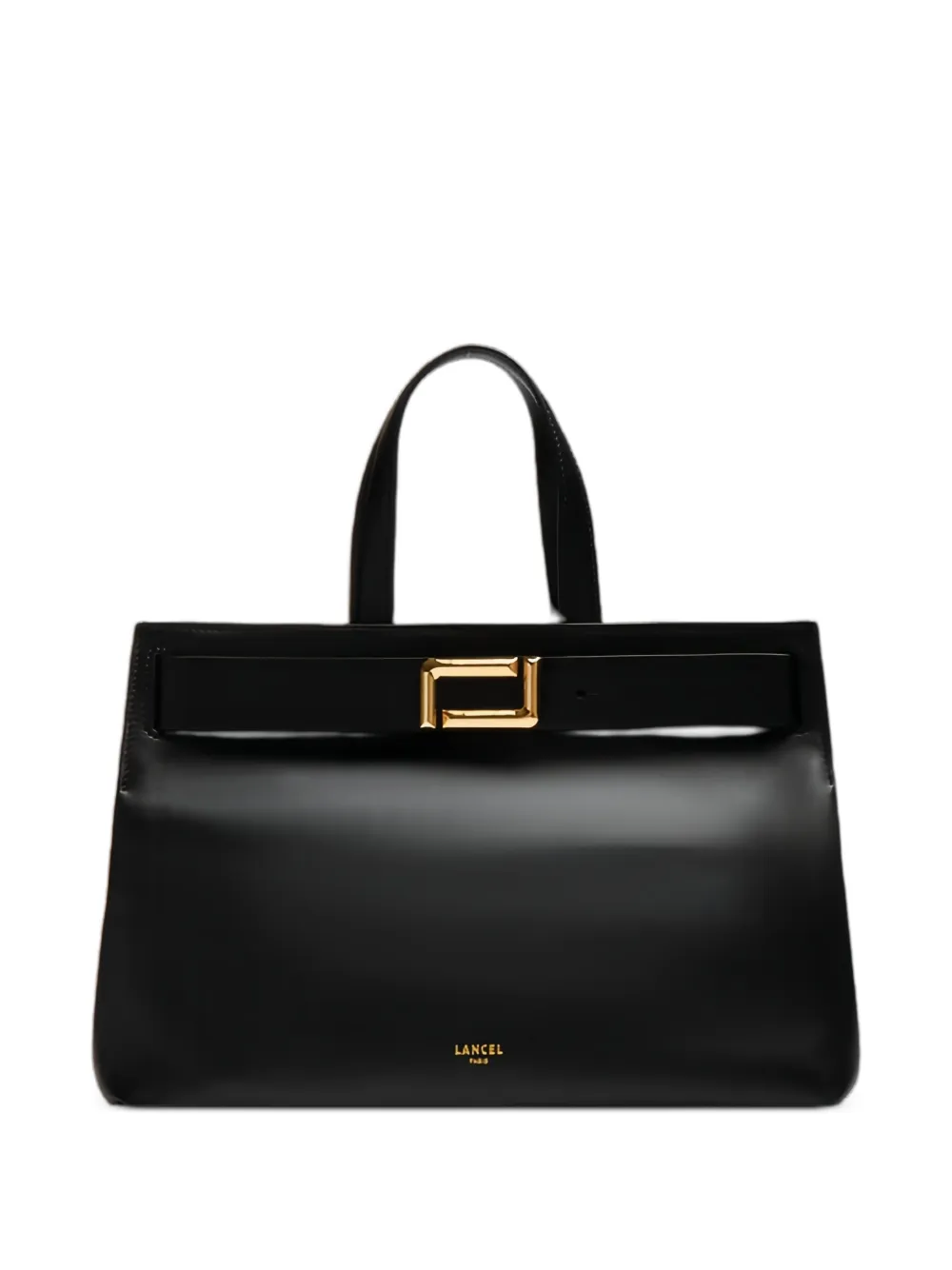 Lancel M Angele buckle-detail leather tote bag - Nero