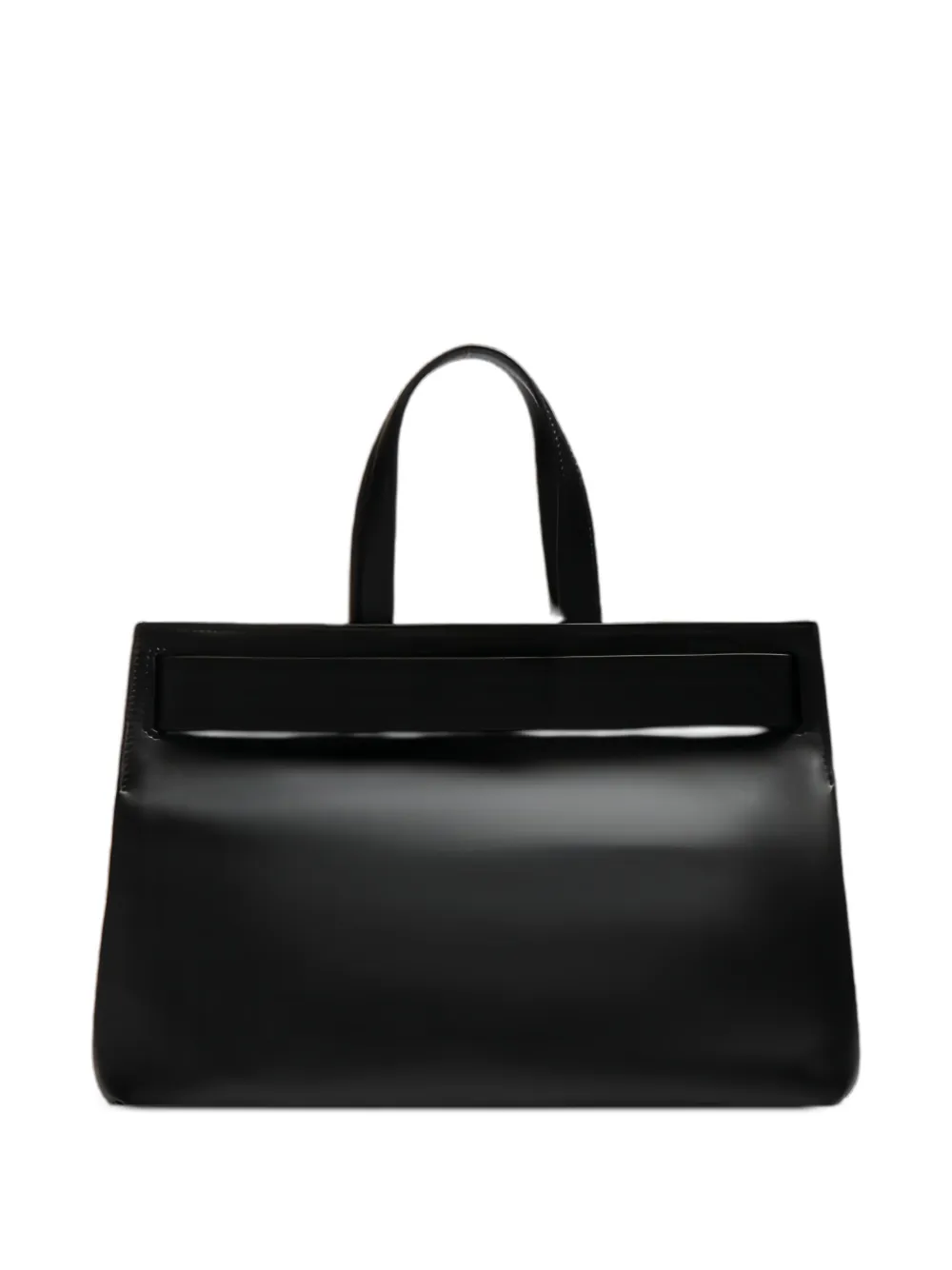 Lancel M Angele leren shopper met gespdetail Zwart