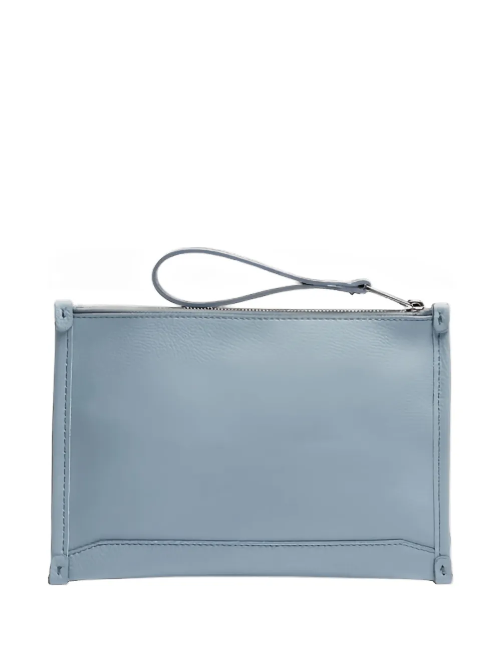 Lancel small Jour logo-debossed leather clutch bag