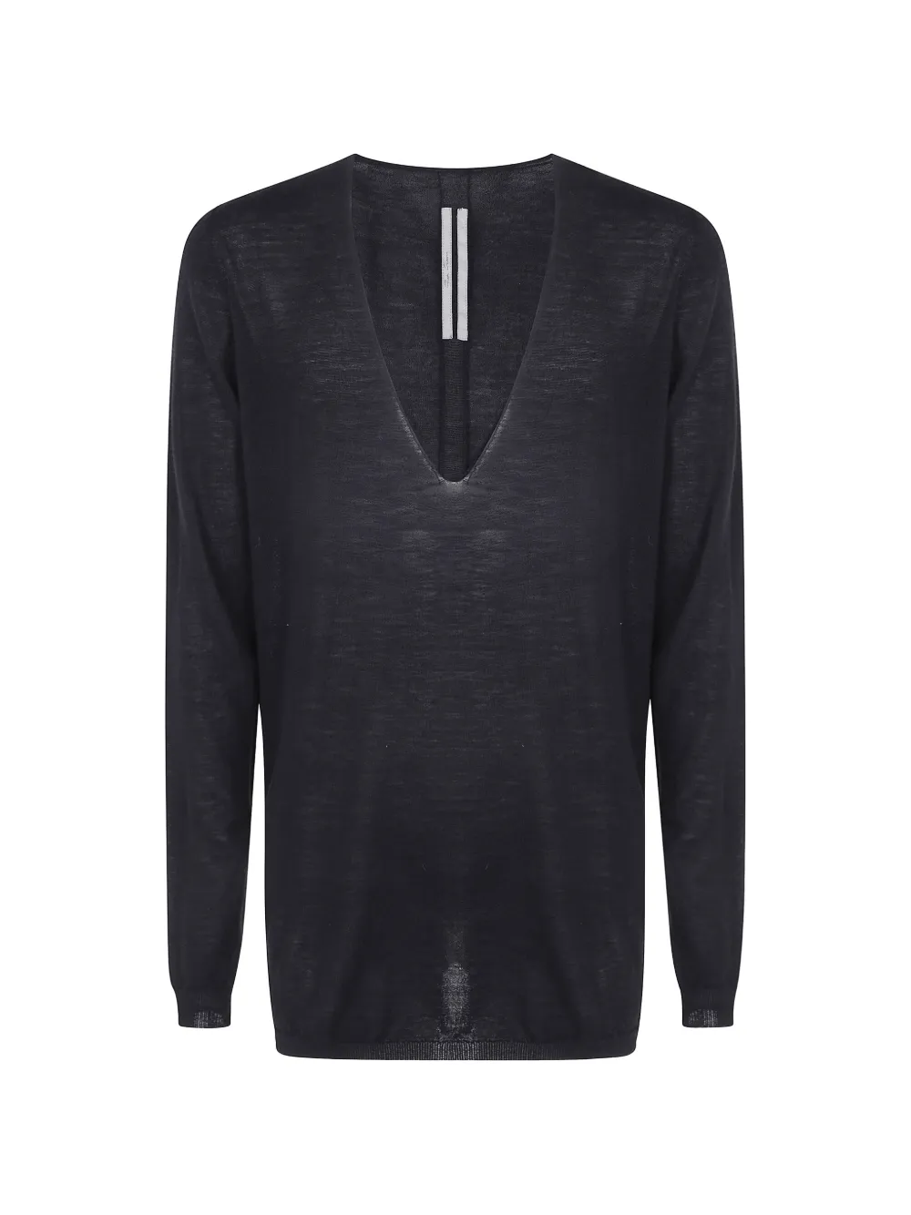 Rick Owens V-neck wool sweater - Schwarz