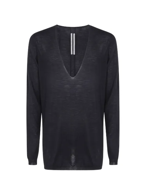 Rick Owens V-neck wool sweater