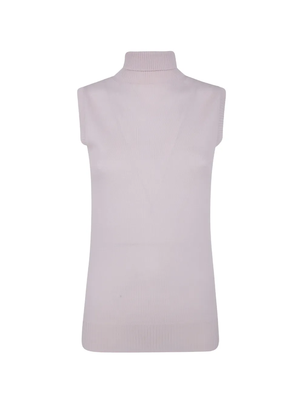 Max Mara sleeveless roll-neck sweater - Rosa