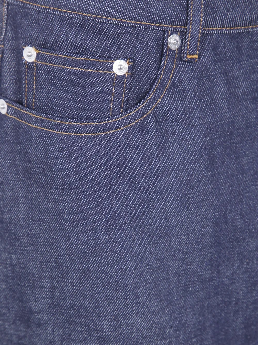 A.P.C. Mini-rok met contrasterend stiksel Blauw