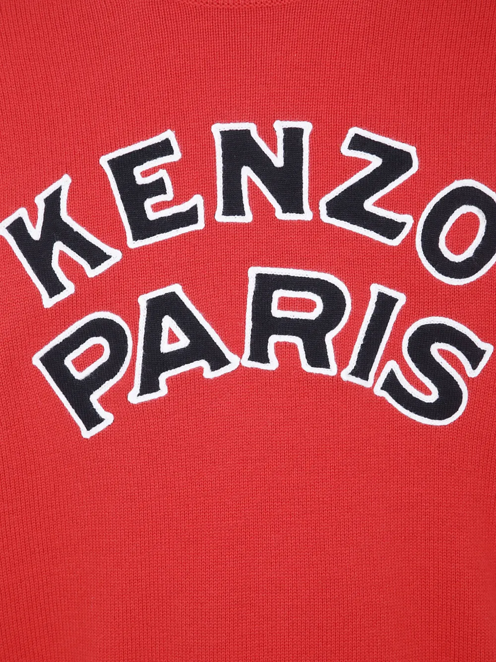 Kenzo Sweater met geborduurd logo Rood