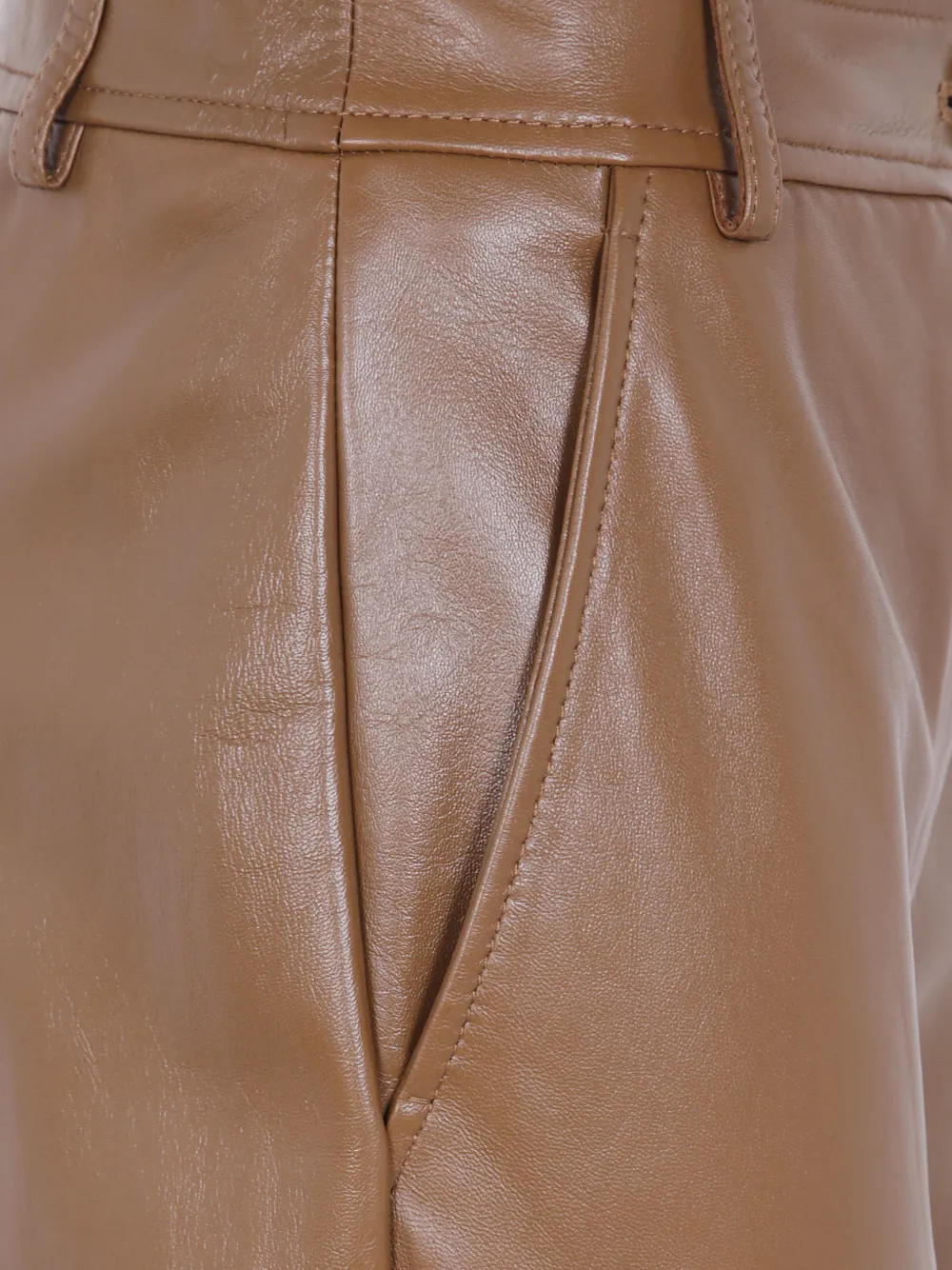 Max Mara Broek met riemlussen Bruin