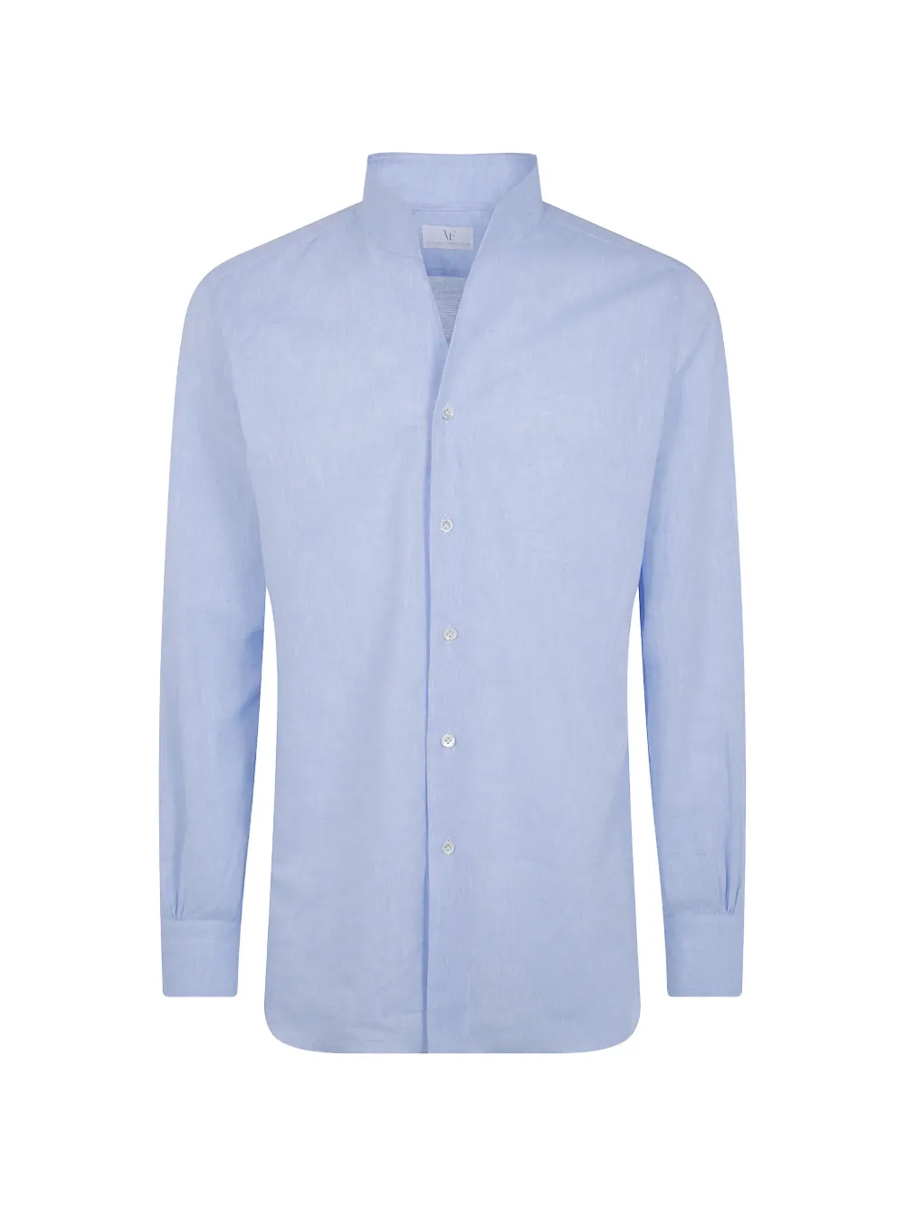 Mazzarelli mandarin-collar long-sleeves shirt - Blu