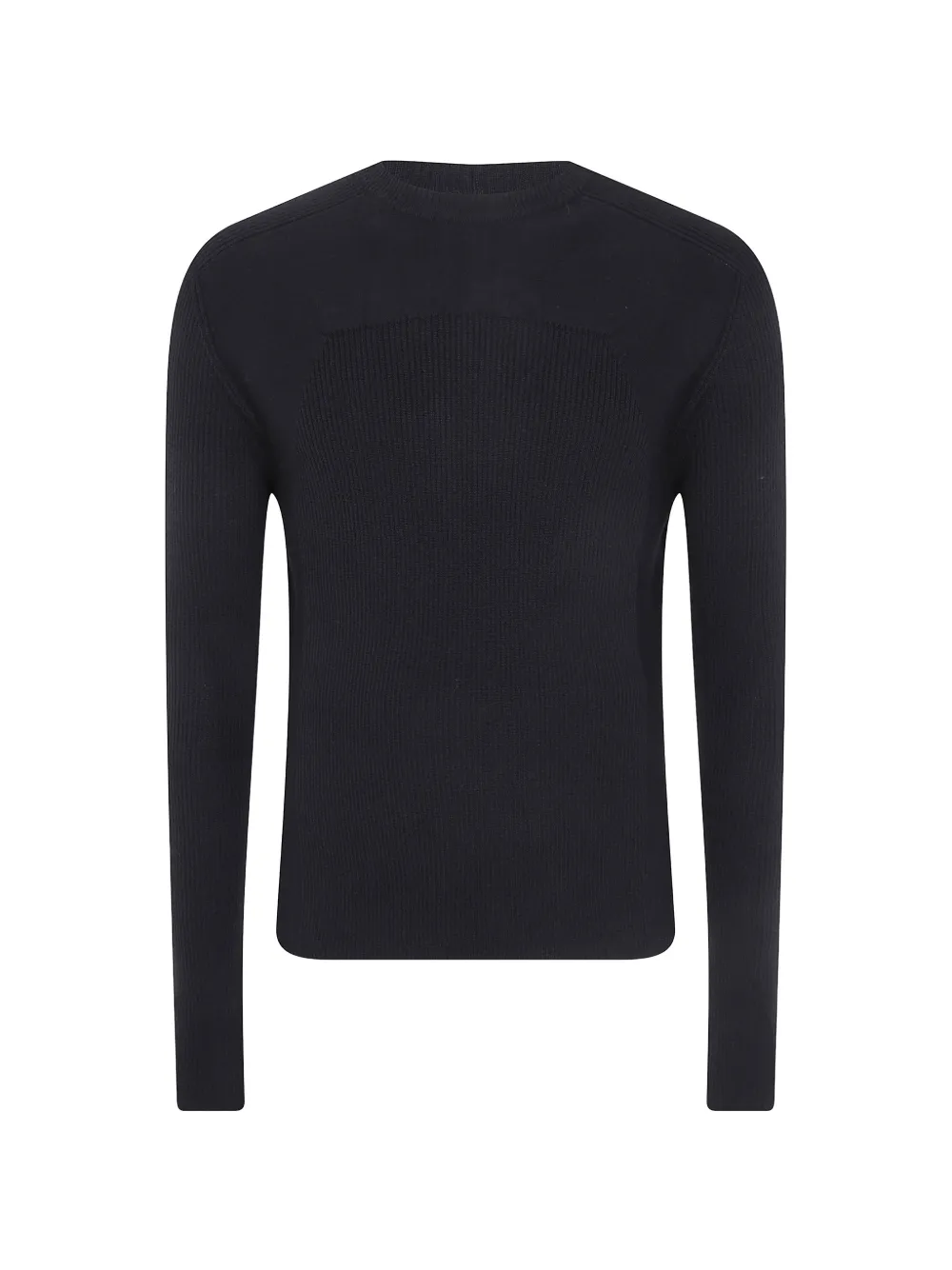 Rick Owens ribbed-knit T-shirt - Schwarz