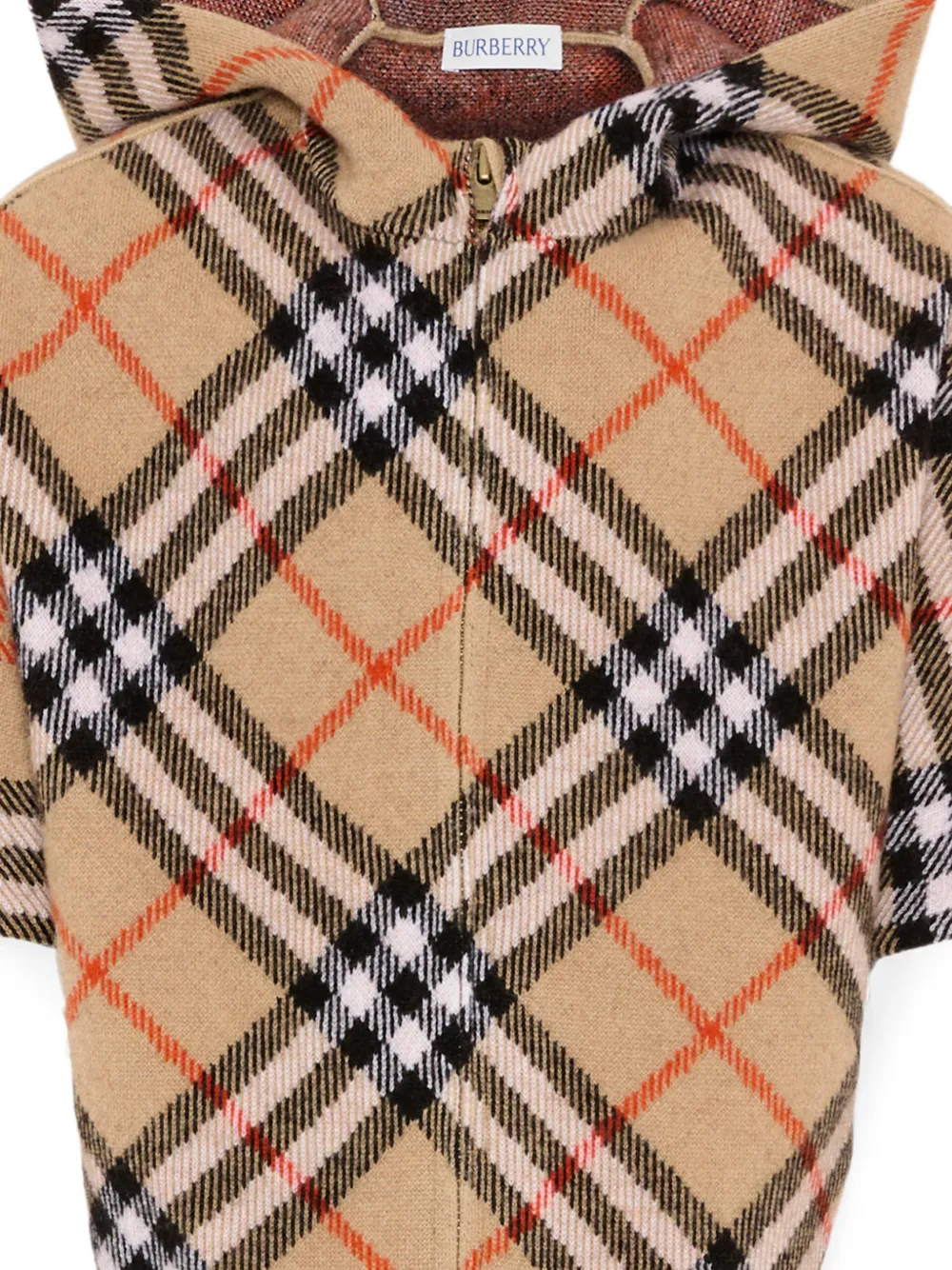 Burberry Kids Geruit jack Beige