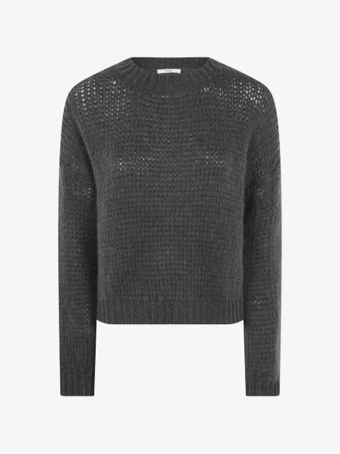 Nuur open-knit round-neck sweater