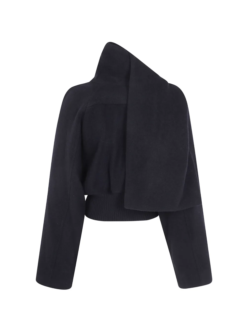 Rick Owens Jack met asymmetrische rits Zwart