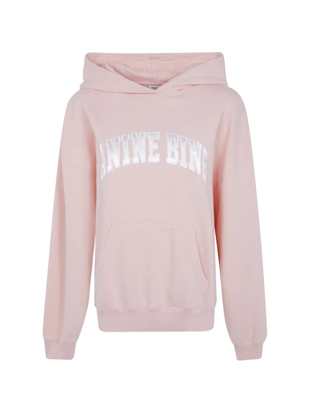 ANINE BING logo-embroidered hoodie - Rosa
