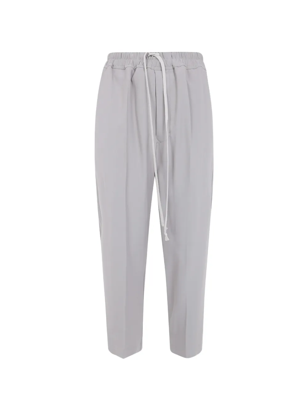 Rick Owens drawstring cropped trousers - Grigio