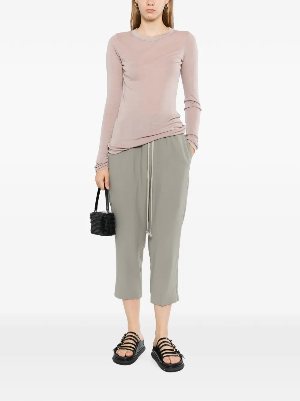 Rick Owens Broek met trekkoord Grijs