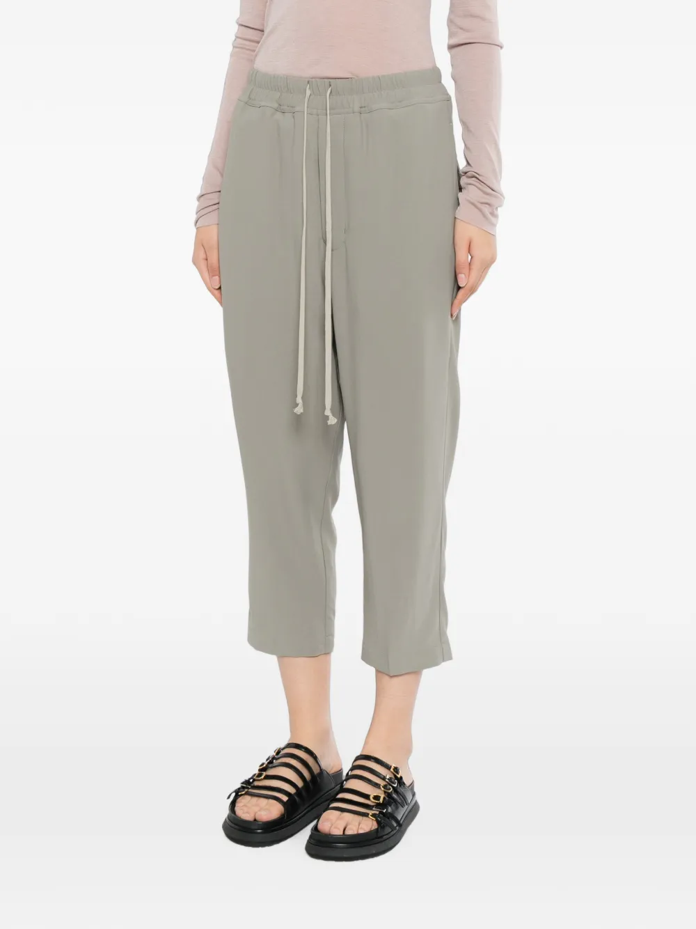 Rick Owens Broek met trekkoord Grijs