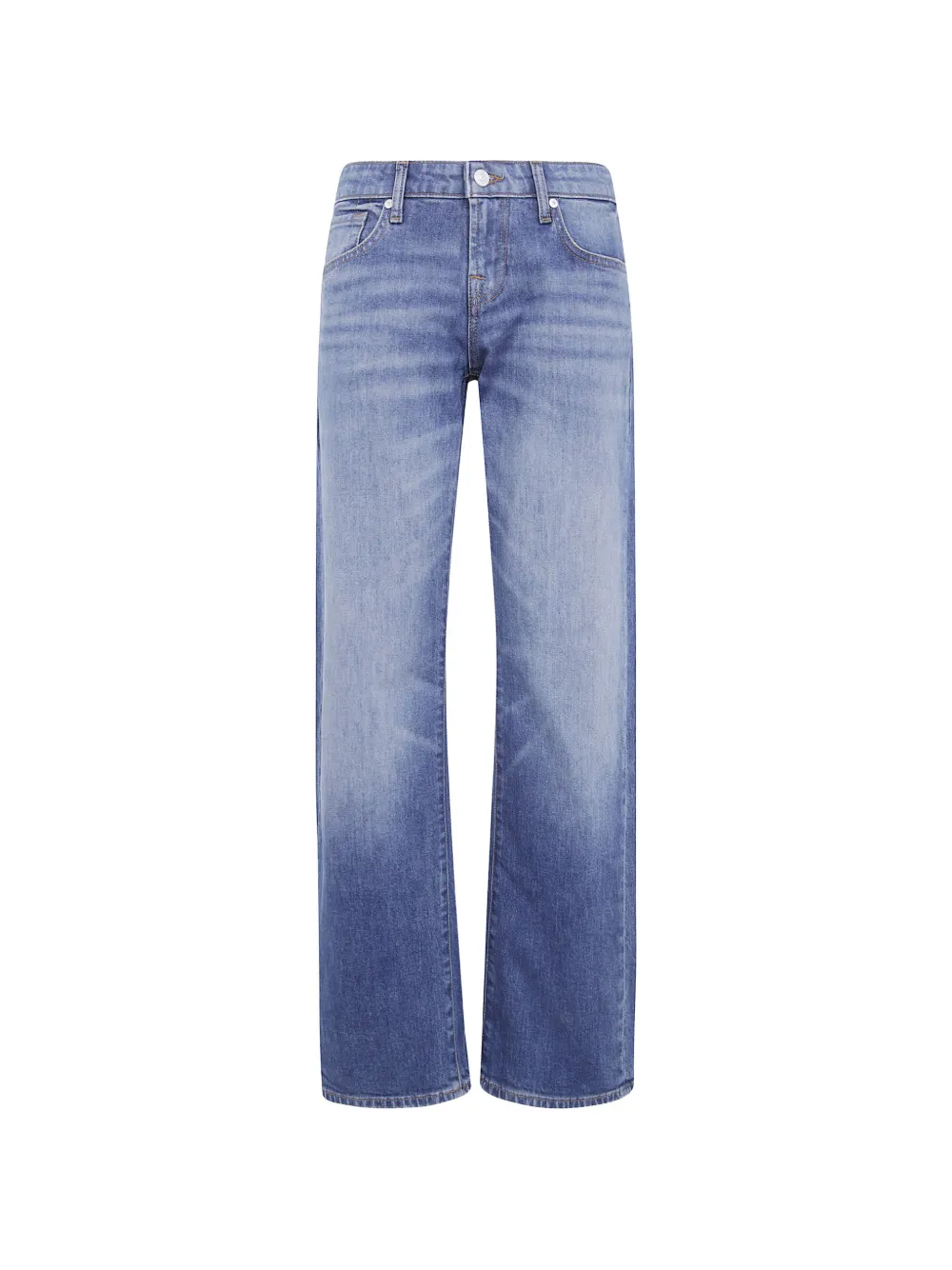 7 For All Mankind straight-leg jeans - Blau