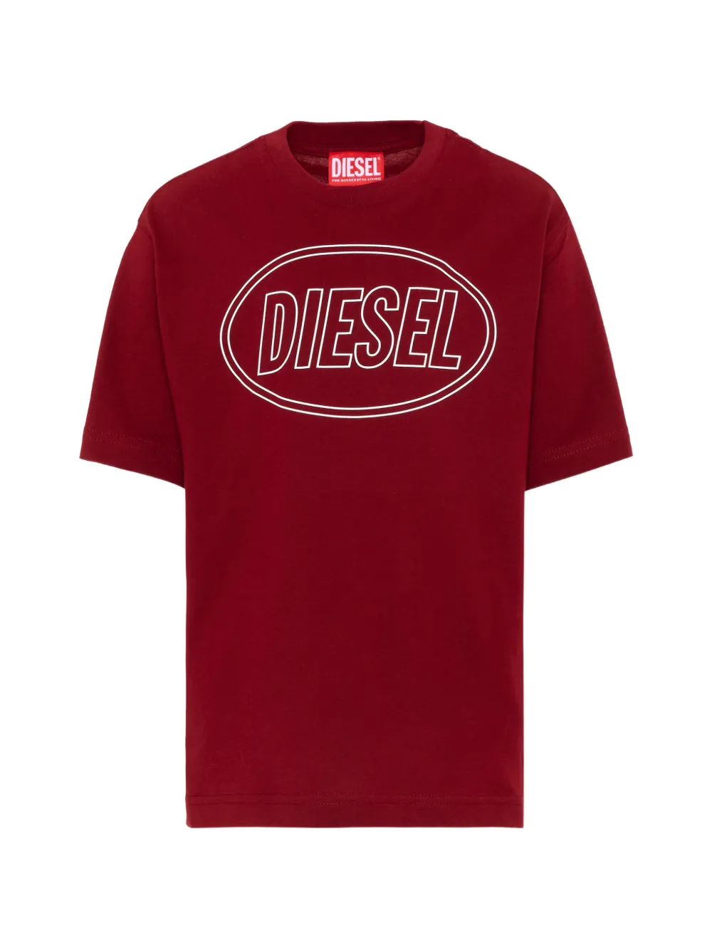 Diesel Kids logo-print short-sleeve T-shirt - Rosso