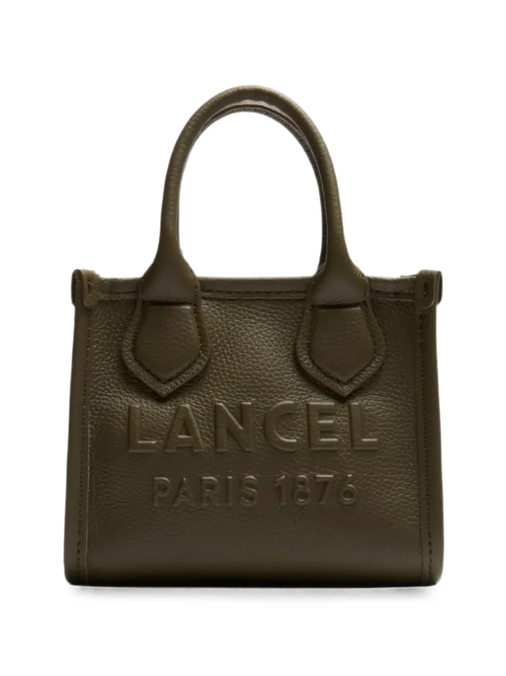 Lancel Borsa tote con logo goffrato - Verde