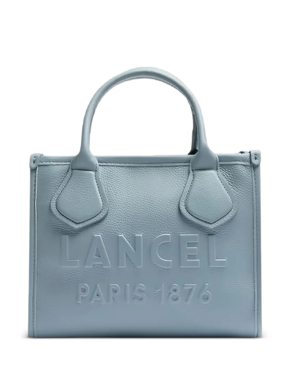 Lancel Borsa tote S Jour in pelle con logo goffrato - Blu