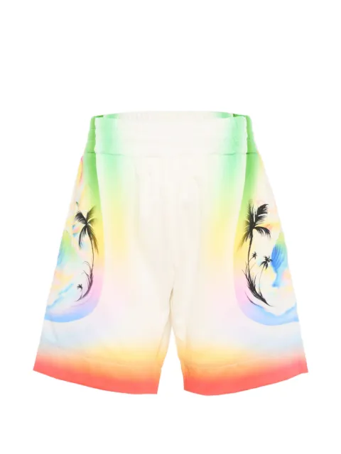 CASABLANCA KIDS Casa Airspray cotton shorts