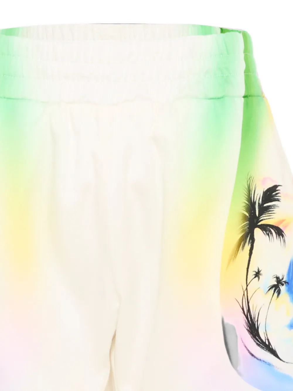CASABLANCA KIDS Casa Airspray katoenen shorts Beige