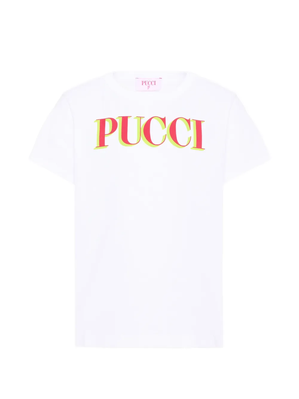 PUCCI Junior logo-print cotton T-shirt - Bianco