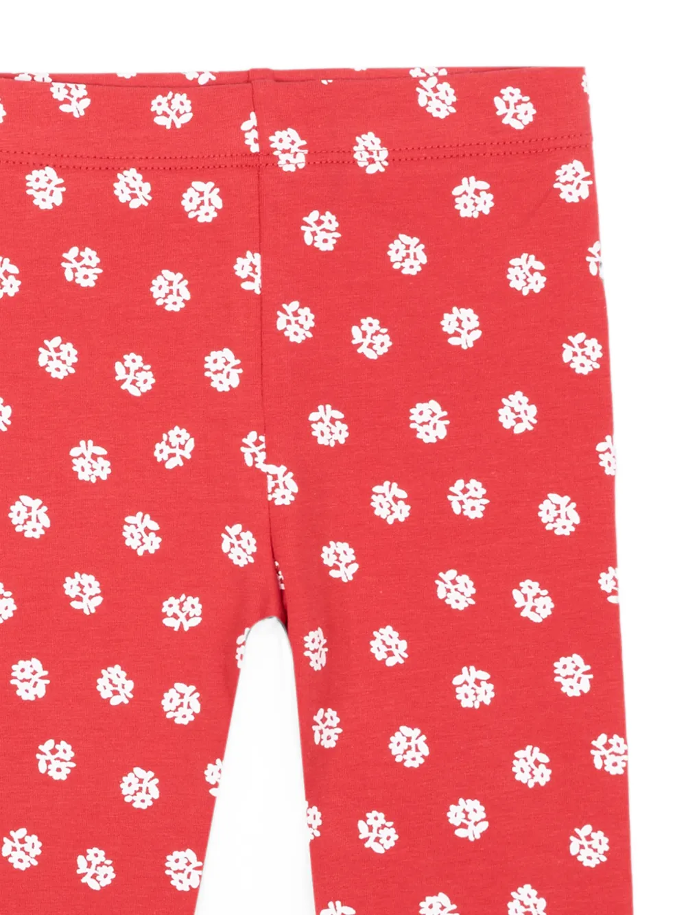 Stella McCartney Kids Legging met bloemenprint Rood