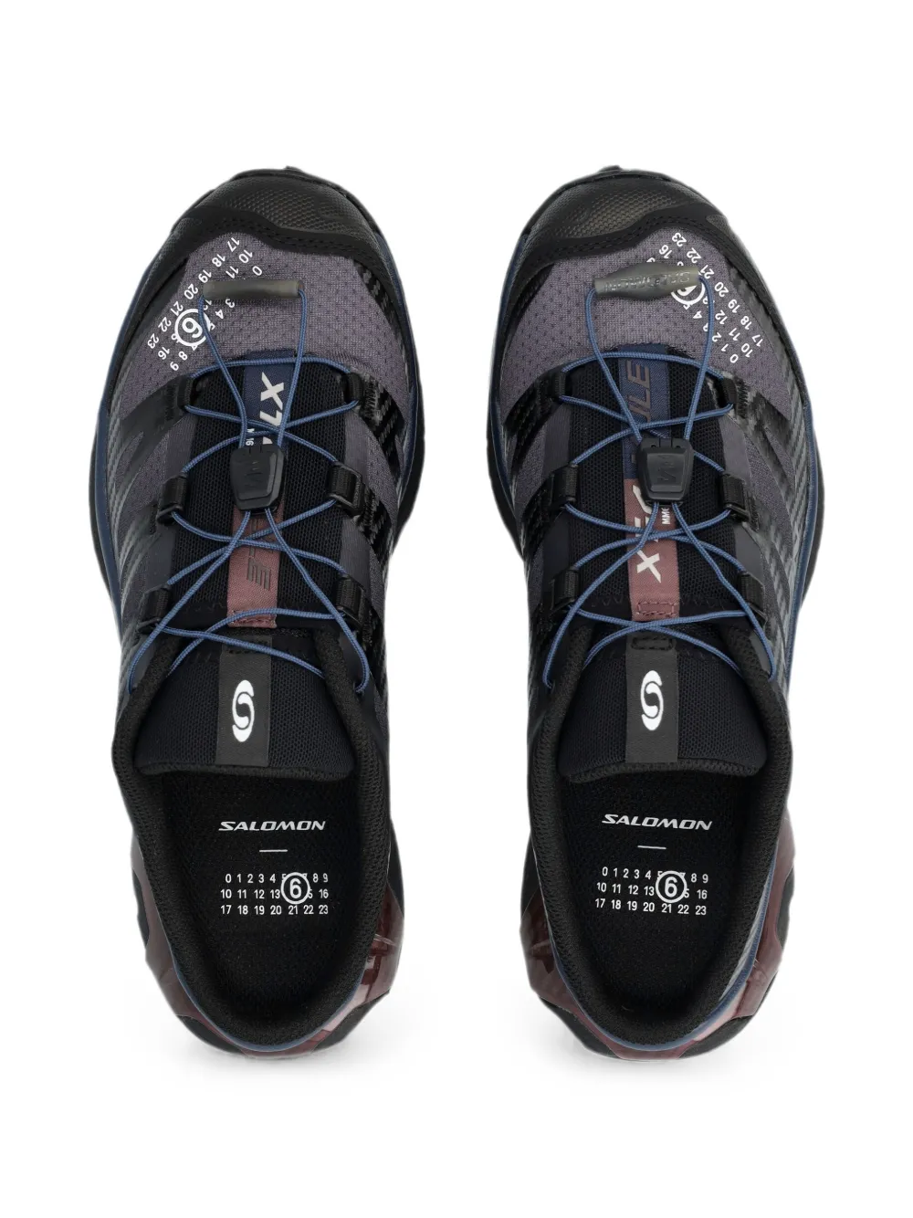 MM6 Maison Margiela X Salomon XT-4 Mule low-top sneakers Zwart