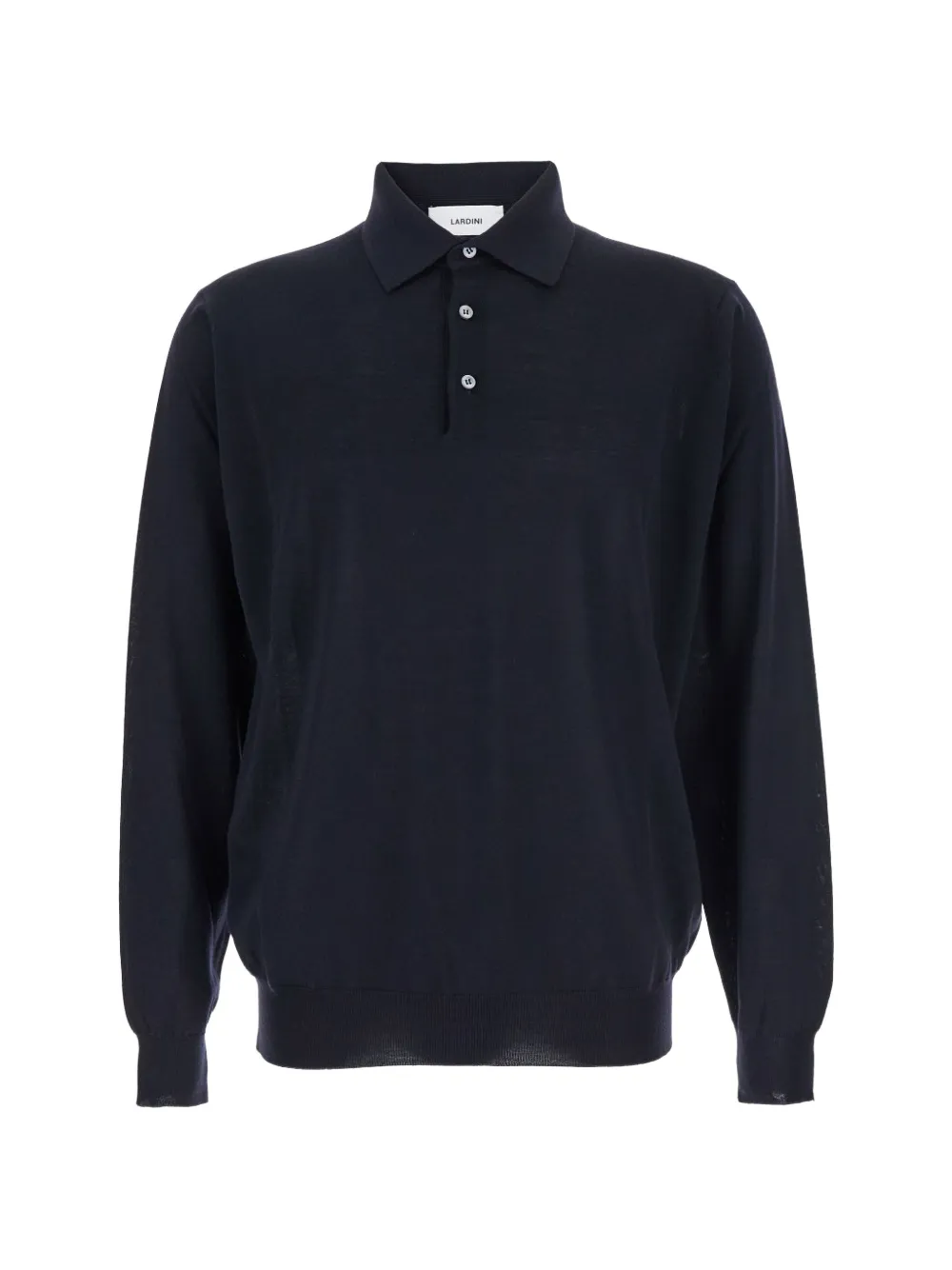 Lardini long-sleeve polo shirt - Blu