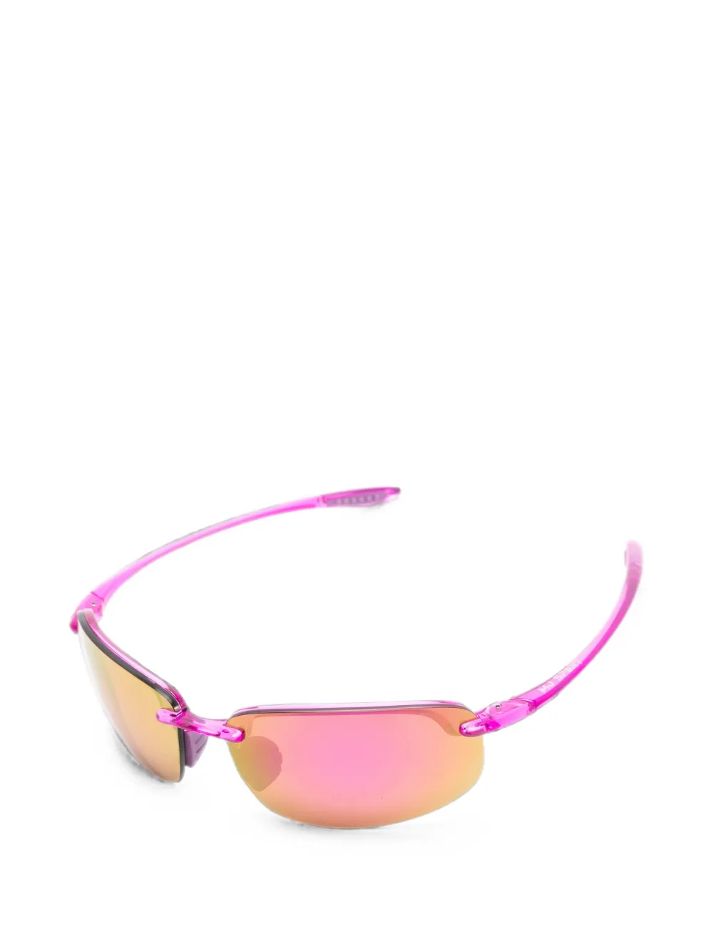 Maui Jim Hookipa zonnebril met rechthoekig montuur Roze