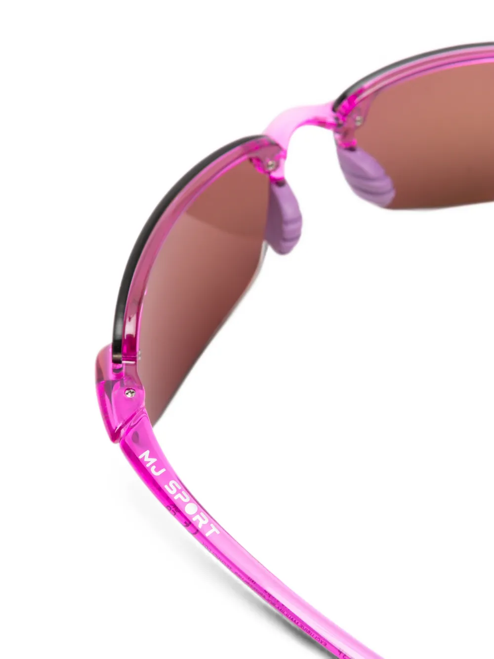Maui Jim Hookipa zonnebril met rechthoekig montuur Roze
