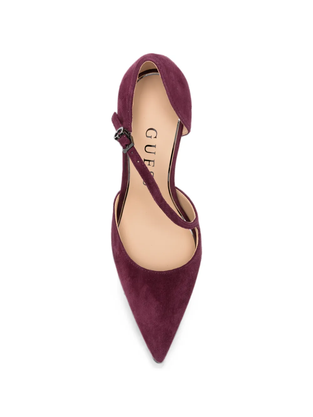 GUESS USA pointed-toe T-bar pumps Paars