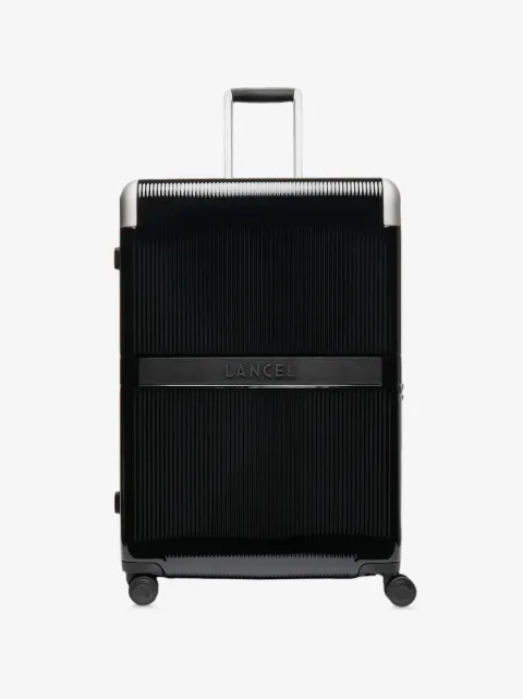 Lancel large Empreinte logo-plaque ridged luggage