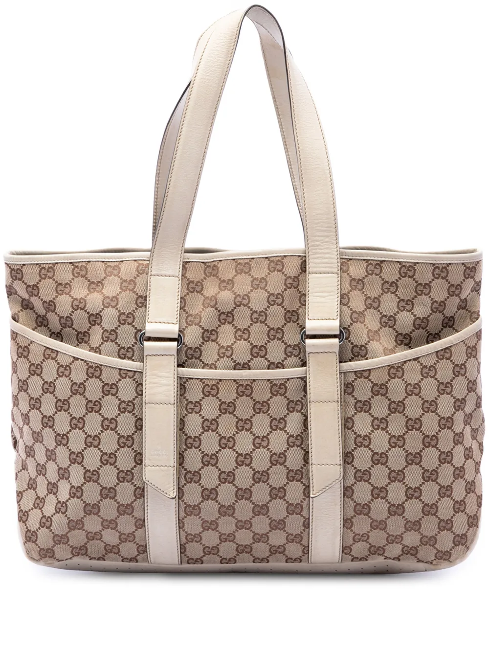 Gucci Pre-Owned 2000-2015 GG Canvas tote bag - Bianco