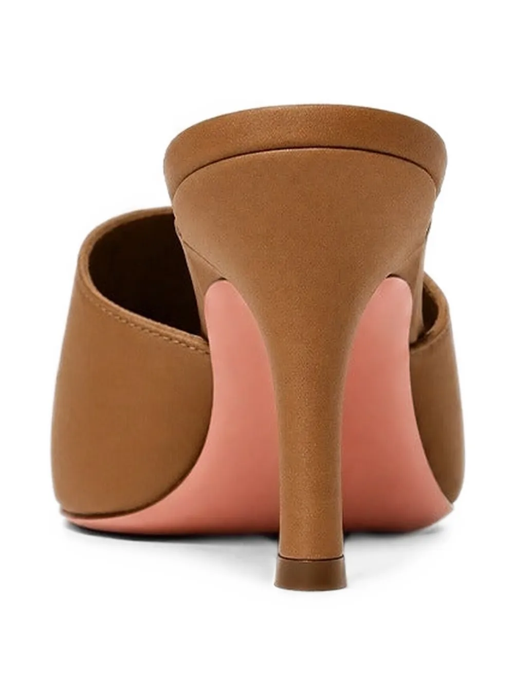 Amina Muaddi Jamie muiltjes met puntige neus Beige