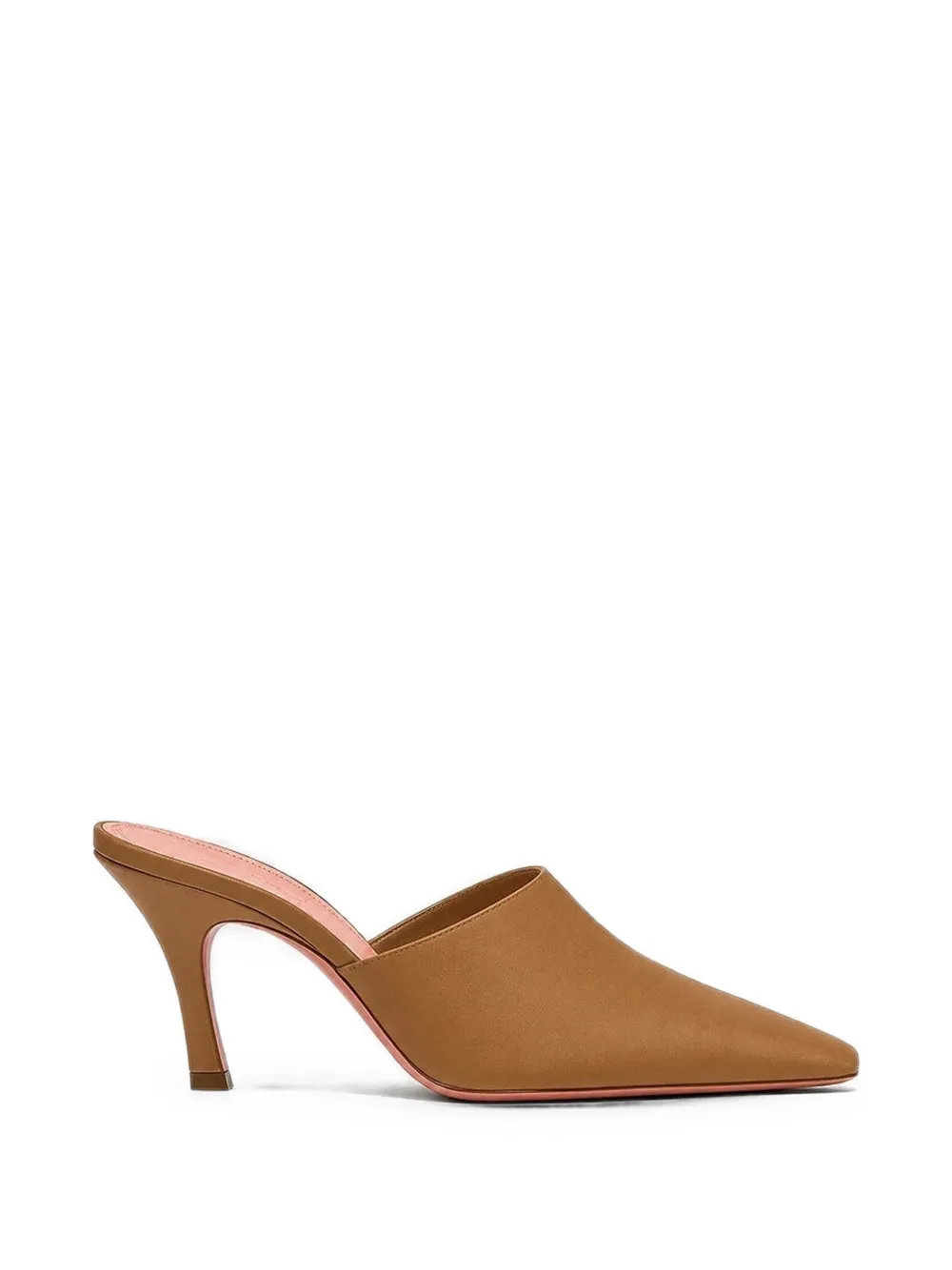Amina Muaddi Mules Jamie a punta - Toni neutri