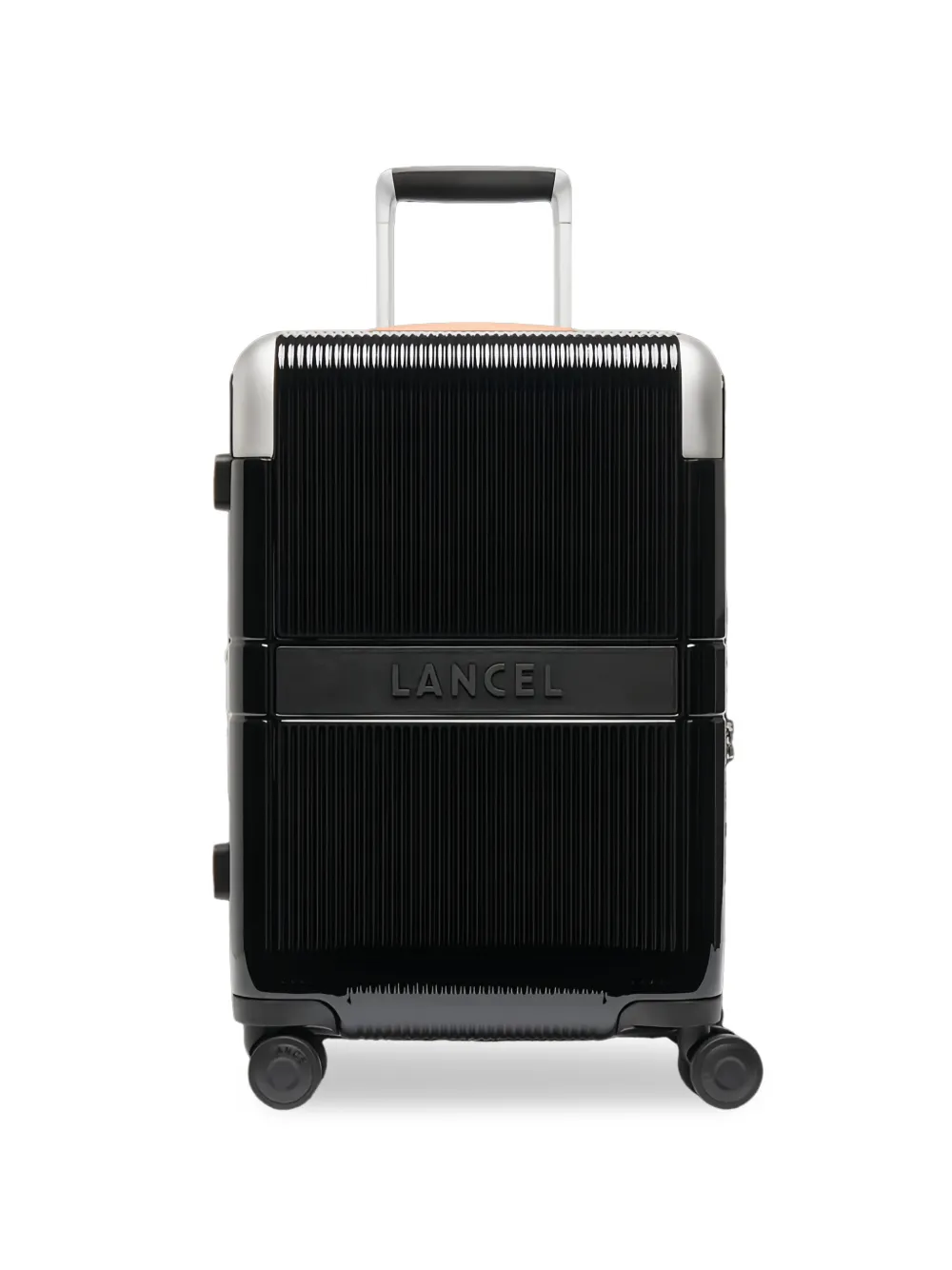 Lancel Empreinte logo-plaque expandable luggage - Nero