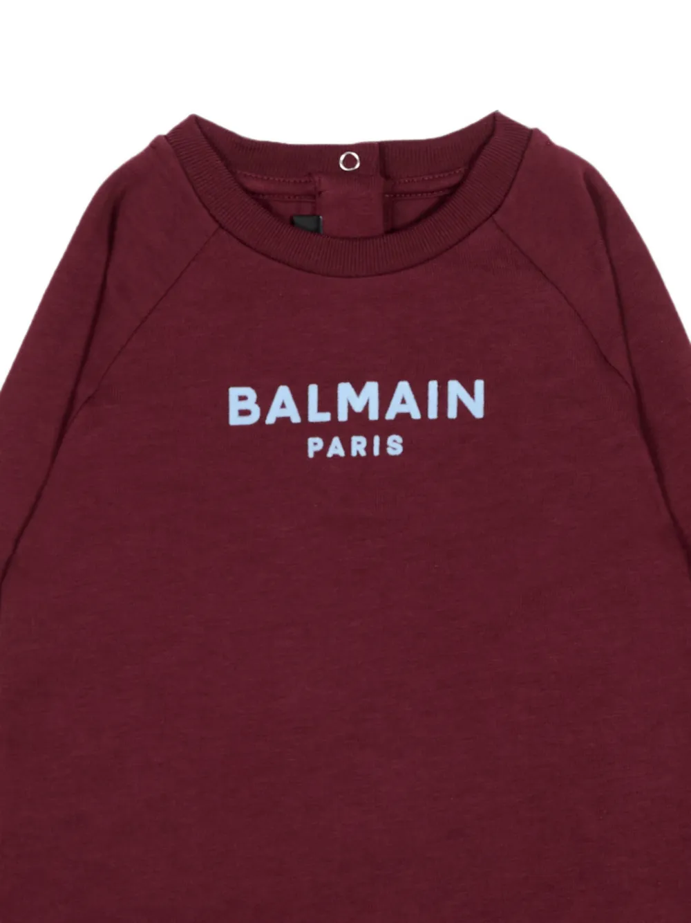 Balmain Kids T-shirt met logoprint Rood