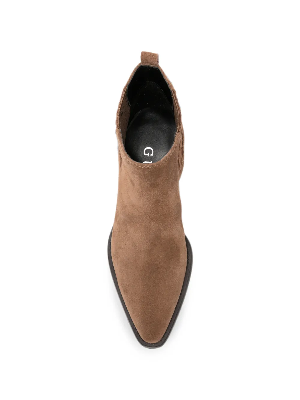 GUESS USA suede elasticated-side Chelsea boots Bruin