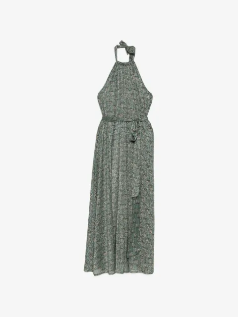 Siyu vestido largo con cuello halter
