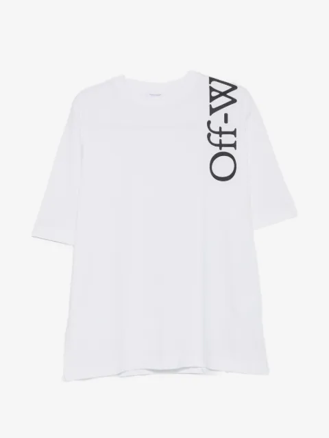 Off-White playera con logo estampado