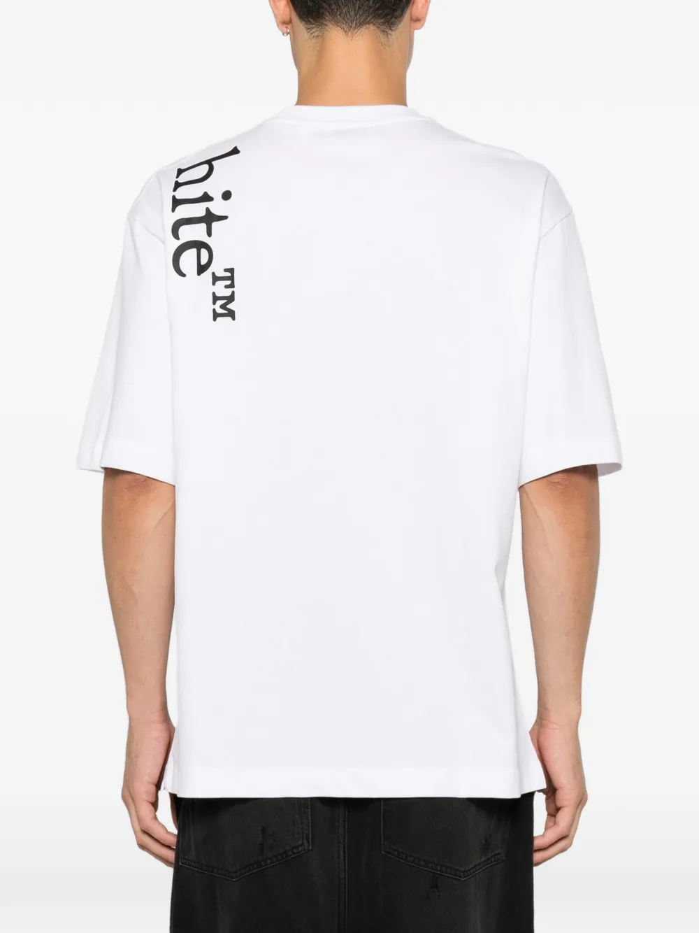Off-White T-shirt met logoprint Wit