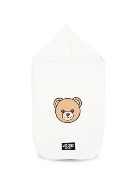 Moschino Kids Teddy Bear print sleep bag