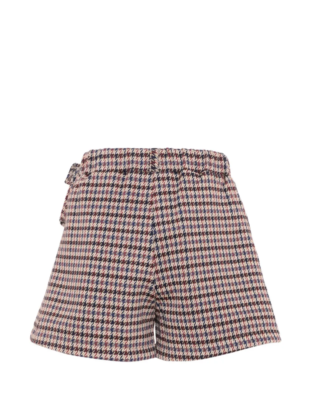 Mayoral Shorts met pied-de-poule print Beige