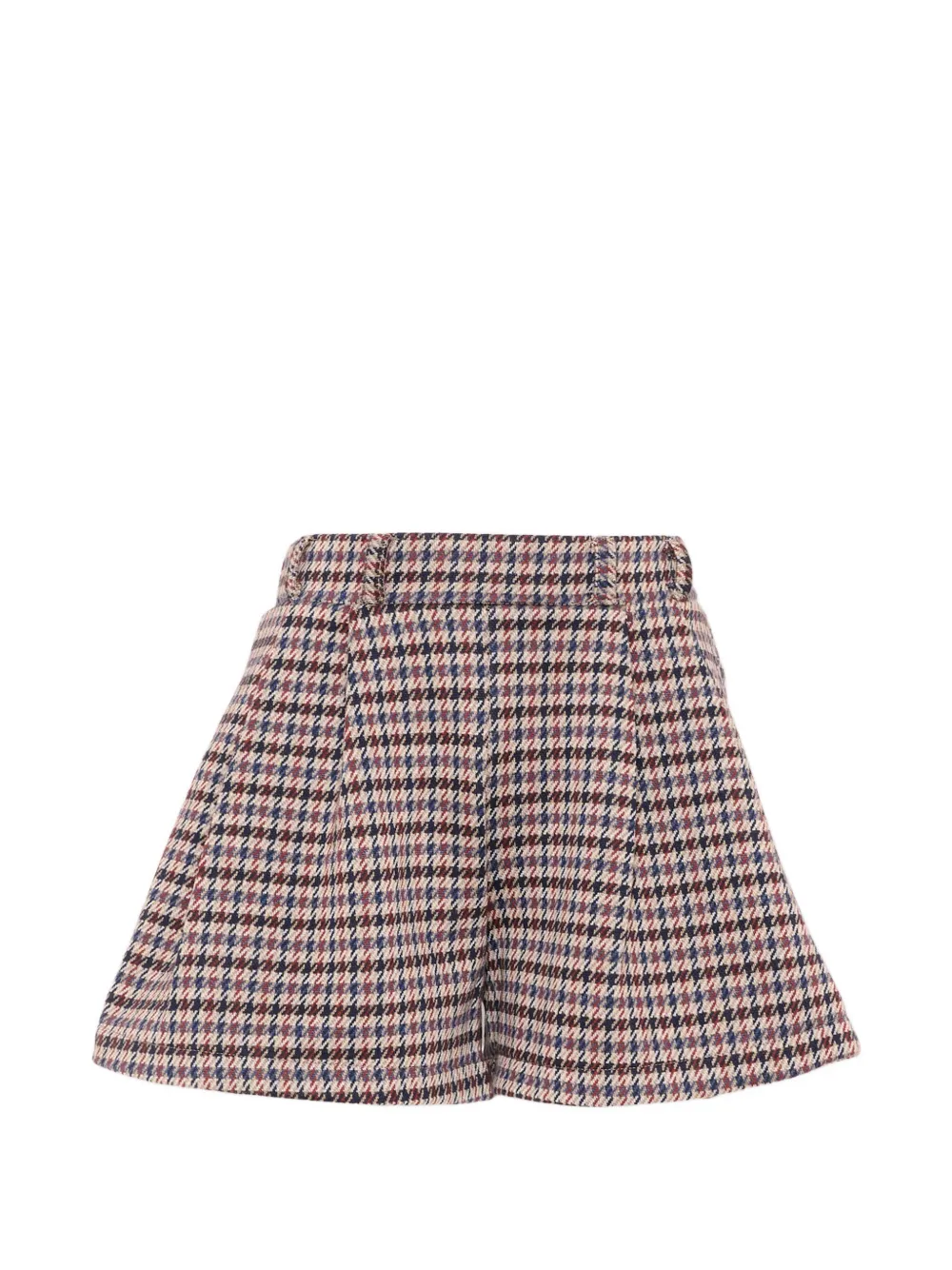 Mayoral Shorts met pied-de-poule print Beige