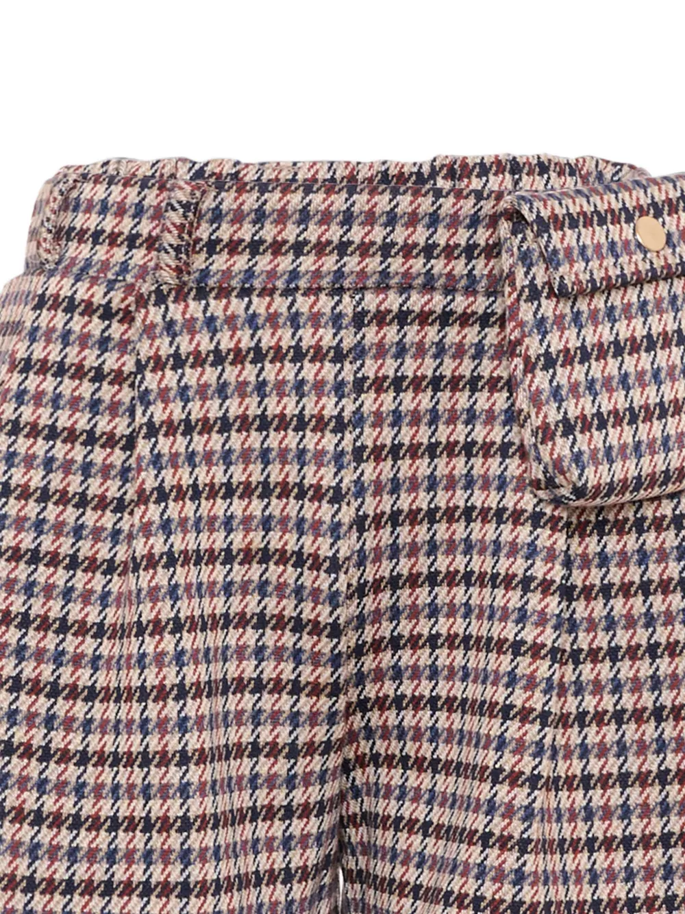 Mayoral Shorts met pied-de-poule print Beige