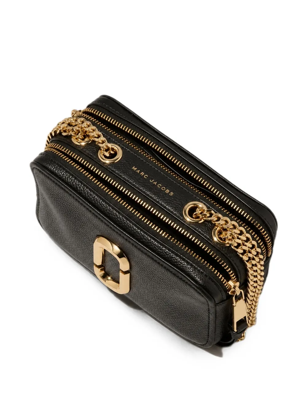 Marc Jacobs Glam Shot 21 leren schoudertas Zwart