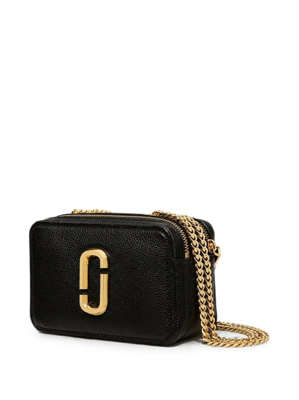 Marc Jacobs Glam Shot 21 leren schoudertas Zwart