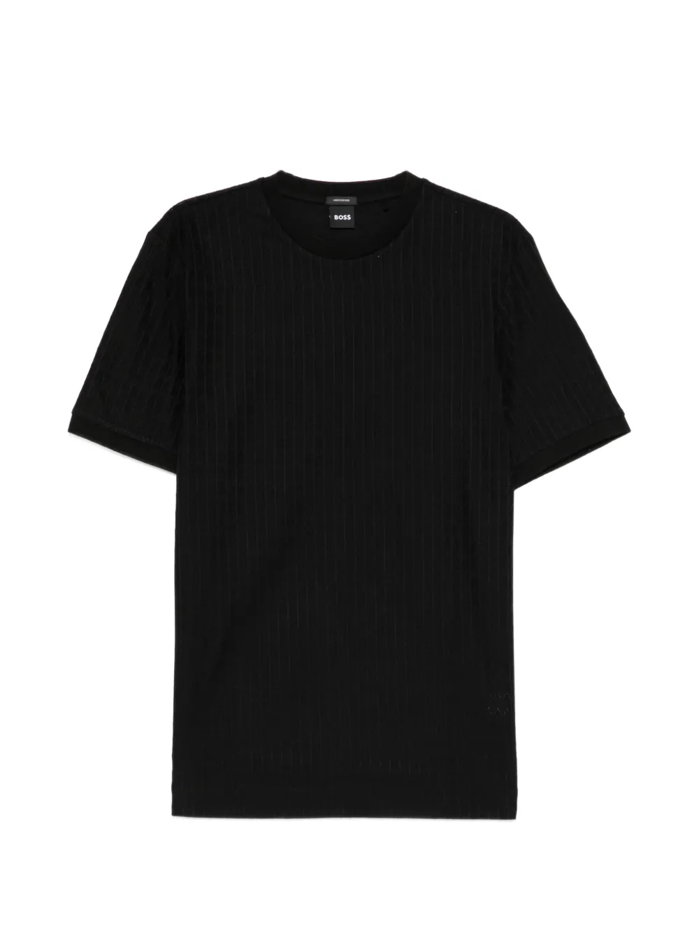Hugo Boss Crew-neck T-shirt In Black