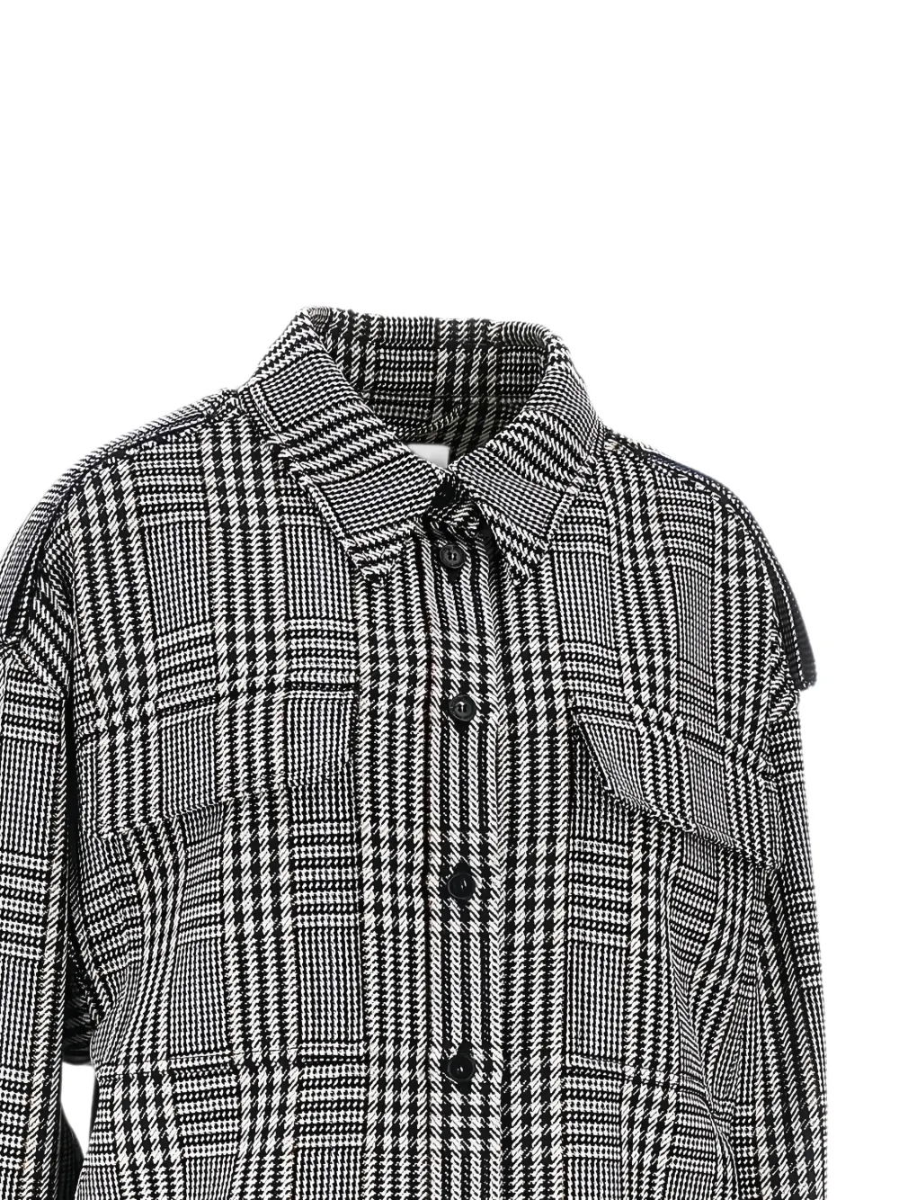 Stella McCartney Geruit shirtjack Zwart