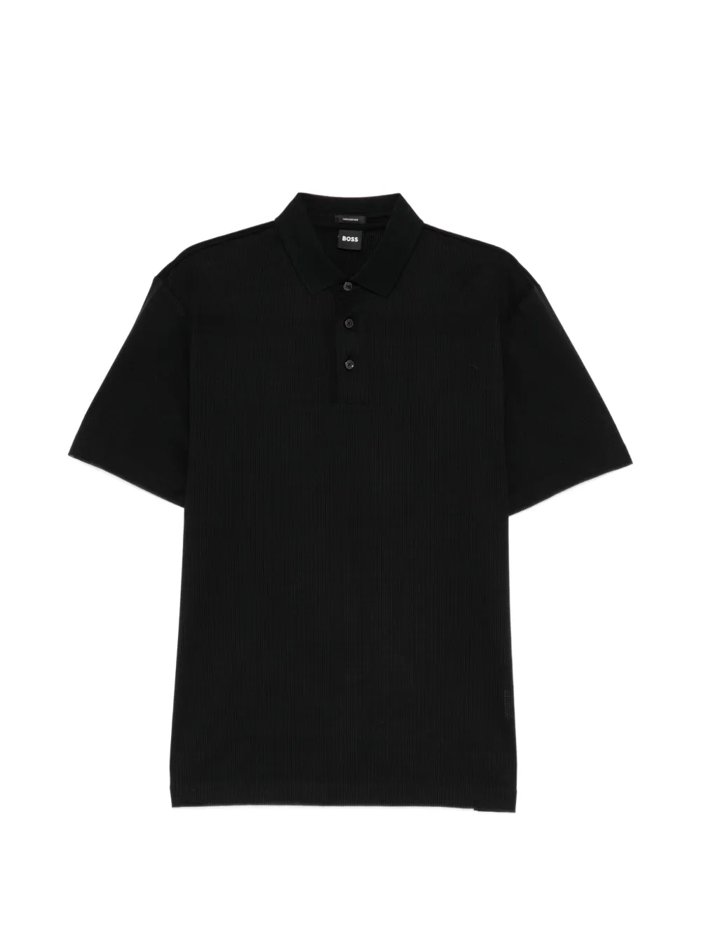 Hugo Boss Short-sleeve Polo Shirt In Black
